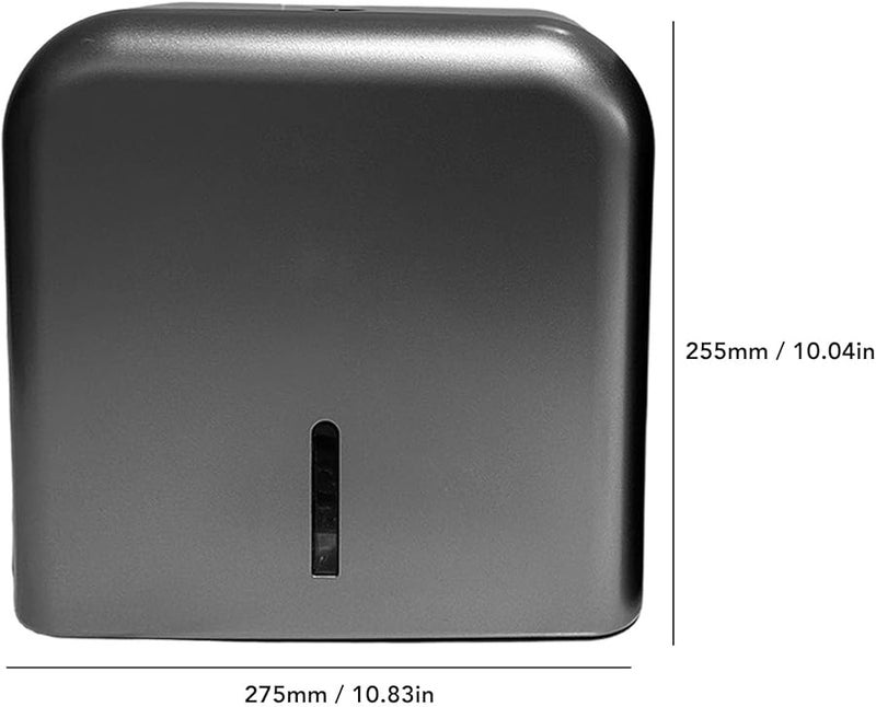 Silver Wall Mount Paper Towel Dispenser Commercial Hand Towel Holder For Bathroom Kitchen - Image 3